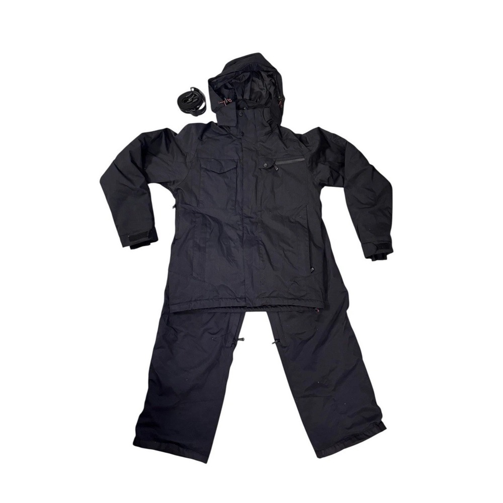 Polar Edge Platinum Series Mens Sz‎ Small Black Ski Jacket & Snow Pants Set